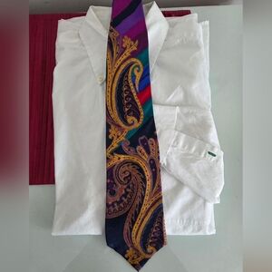 V2 by Versace Baroque Silk Tie Vintage